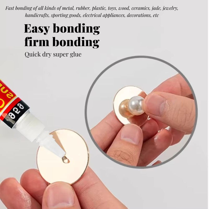 FIXWANT Sekundenkleber Cyanacrylat 502 transparent, universeller Superkleber für Kunststoff, Metall und Holz, 1 g pro Stück - Bild 3