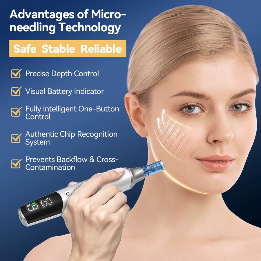 Dr. Pen M9 Microneedling-Stift, 5 Nadeln, 0,25 mm, Unisex - Bild 5