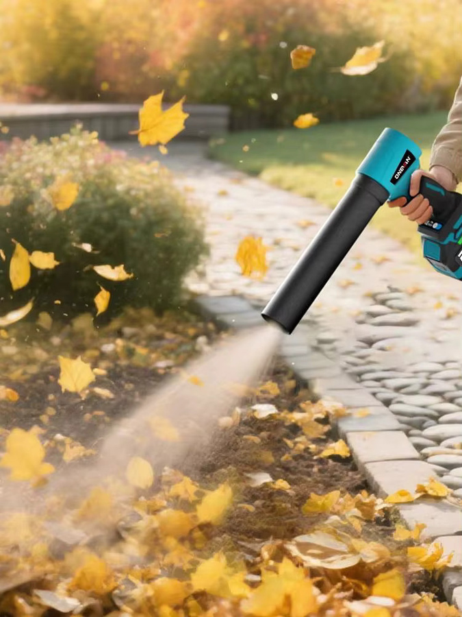 ONEVAN Bürstenloses Turbo Gebläse Jet Fan in Blau für Makita 18V Akku mit 300.000 U/min und 400 m/s Luftgeschwindigkeit - Bild 7