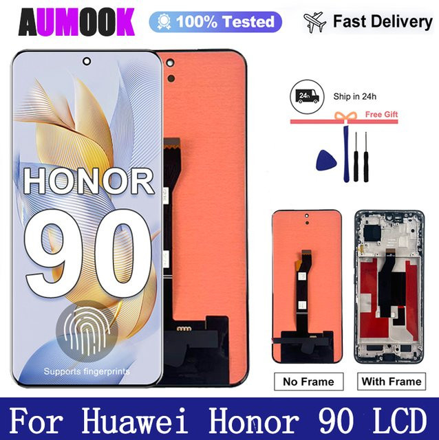 Huawei Honor 90 AMOLED Display Ersatz mit Touchscreen Digitizer Baugruppe in Schwarz - Bild 1