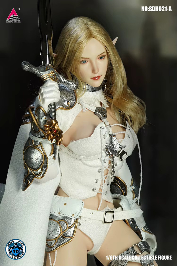 SUPER DUCK Mädchen Elf Ohren Kopf Sculpt, Fantasy, Zubehör - Bild 2