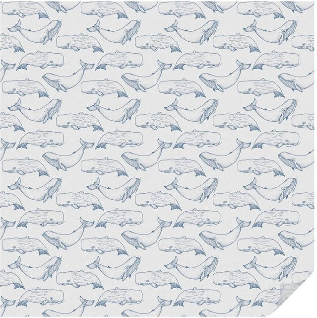 Tulup Buntglasfolie Inspirationen Aus Dem Meer Sichtschutzfolie in Weiß und Multicolour, Breite: 100 cm, Höhe: 100 cm - Bild 1