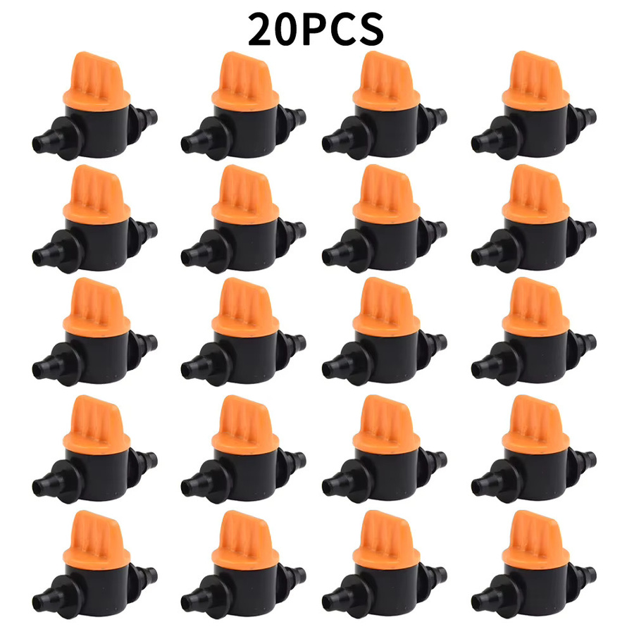 20er Set Mini-Ventile für Gartenbewässerung und Tropfsysteme zur Durchflusssteuerung für 4/7mm Schläuche - Bild 5