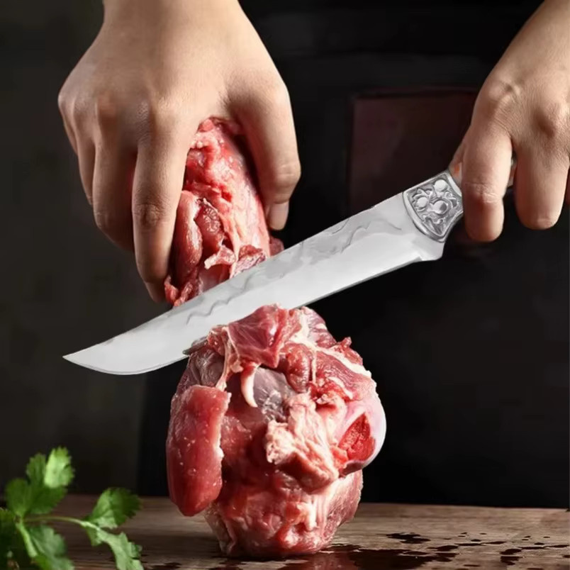 GuanQi Profi Ausbeinemesser aus geschmiedetem Edelstahl mit Harz-Griff für Fleisch, Obst und Gemüse - Bild 5