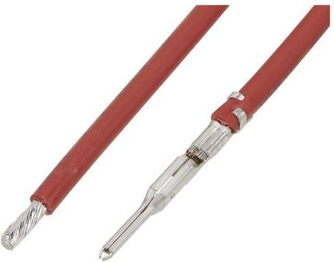 Molex Crimpkontakt mit Litze 215348-2115 in Rot - Bild 1