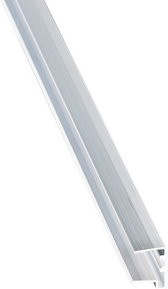 GUTTA Verlegeprofil aus Aluminium in Silber, B/H/L: 20 x 16 x 2000 mm - Bild 1