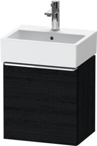 Duravit Waschtischunterschrank D-Neo mit 1 Tür in Schwarz, B/T/H: 43,4 x 32,2 x 44 cm - Bild 1