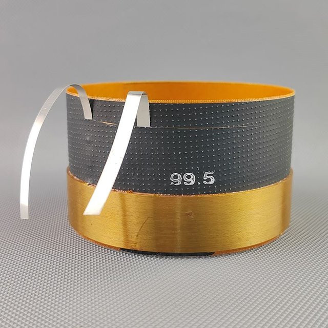 JBL Ersatz Schwingspule aus reinem Aluminium mit Flachdraht für Mgs82s Lautsprecher, Gold, Durchmesser: 99,5 mm - Bild 1