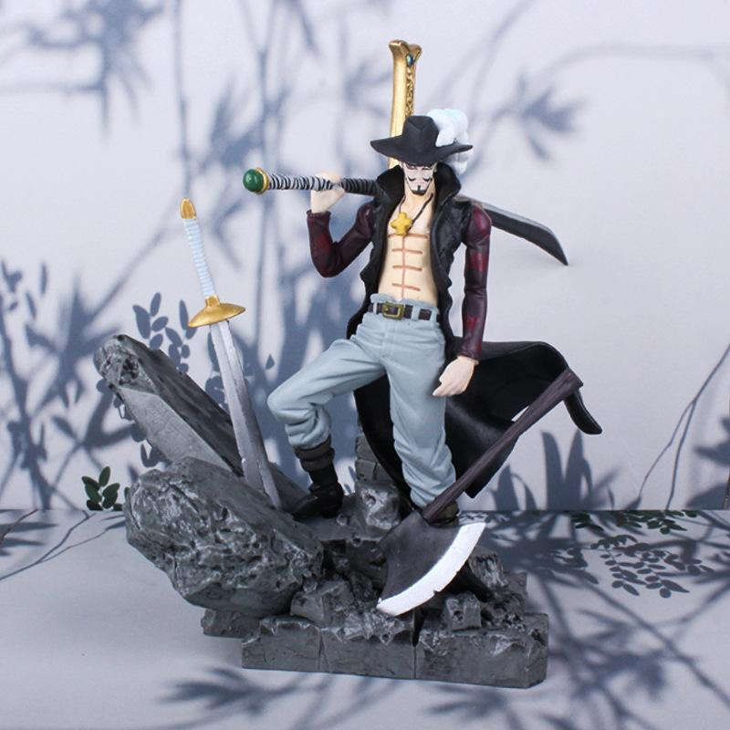 Yiran toy 1 One Piece Dracule Mihawk Actionfigur PVC-Modell 14 cm - Bild 2