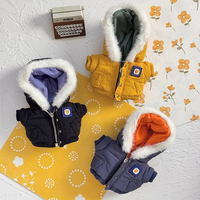 Adoowoo Labubu Puppen Zubehör, Gelb, Plüsch / Textil - Bild 1
