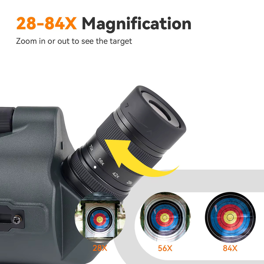SVBONY SV41 Pro Mak Spektive Astronomisches Teleskop 28-84x80 FMC K9 Wasserdicht - Bild 4