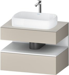 Duravit Waschtischunterschrank Qatego Weiß B/T/H: 80 x 55 x 60 cm - Bild 1