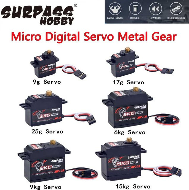 SURPASS HOBBY High Torque Digital Servo, Metal Gear - Bild 1