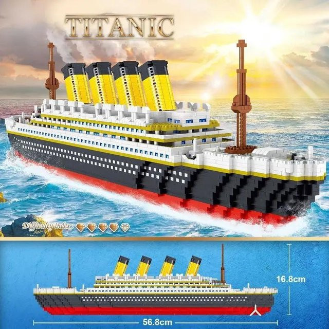 Linyi toy Titanic Bauset, Schiff, 4000 Teile, ab 14 Jahren - Bild 1