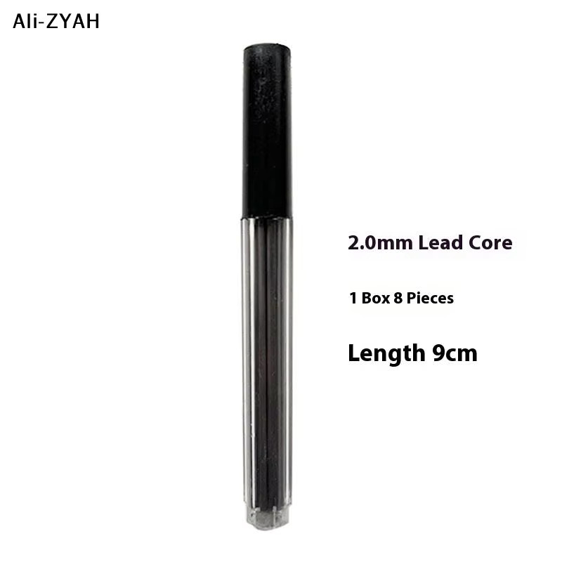 JETTING Tiefloch-Metallbleistift mit 2,0 mm 2B Minen in Gelb für Holzarbeiten - Bild 2