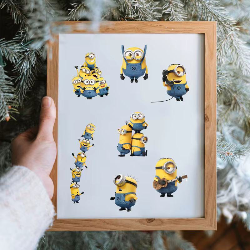 Minions Kevin Bob Dave, UV-Transfer-Sticker, Wasserfeste Aufkleber - Bild 3