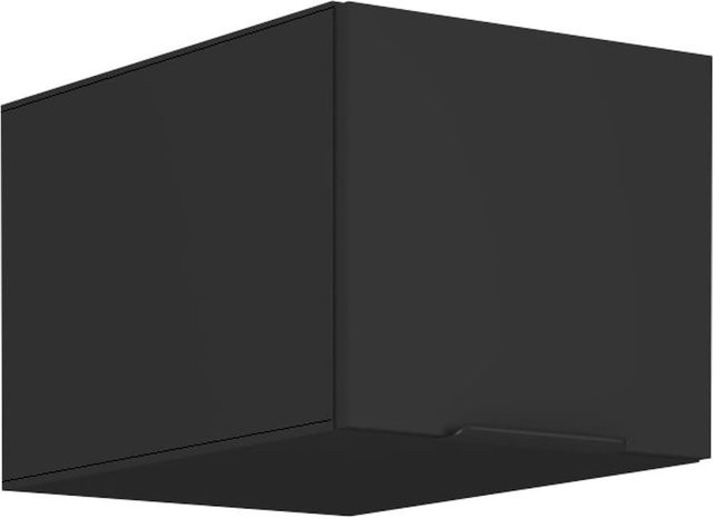 Aufsatzschrank Hochschrank SIENA Schwarz Matt für die Küche, Breite: 40 cm - Bild 1