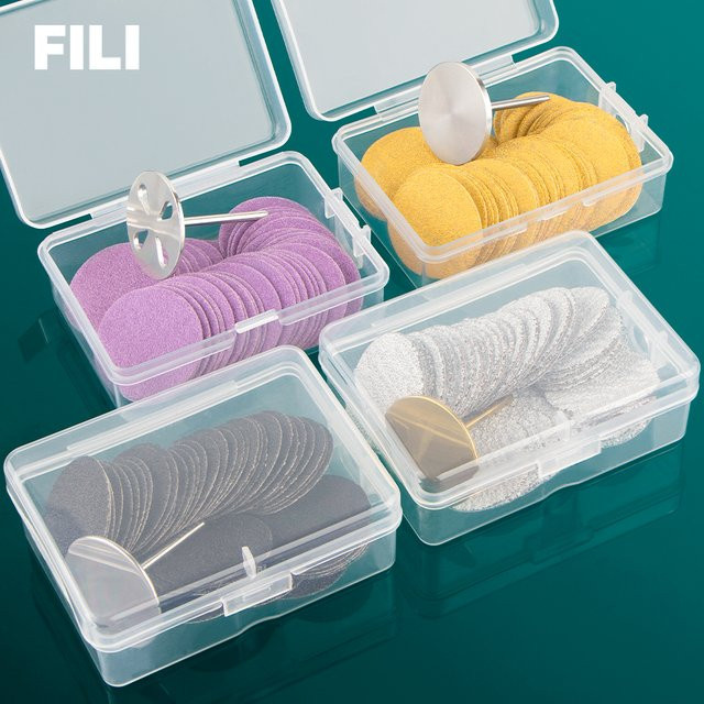 FILI Pediküre-Scheiben-Set, 50 Stück, Black 80 grit, Unisex - Bild 1