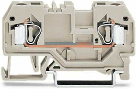WAGO 281-992 Durchgangsklemme 6mm Zugfeder Grau 50 Stück - Bild 1