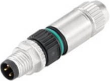 Weidmüller Sensor-Aktor-Steckverbinder M8 Stecker gerade unkonfektioniert 3-polig silber - Bild 1