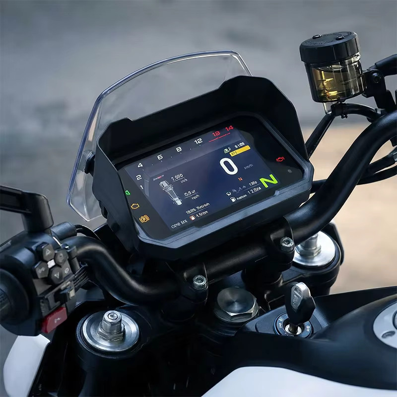 CF Moto Dashboard Abdeckung Sonnenblende für 675NK in Schwarz - Bild 3