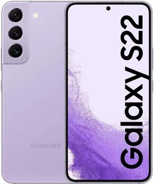 Samsung Galaxy S22 5G Refurbished Smartphone Dual-SIM 8GB RAM 128GB Speicher Violett - Bild 1