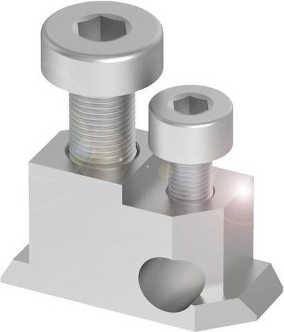 Balluff Haltewinkel BMF 303-HW-44 aus Aluminium in Silber - Bild 1