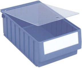 Bito Staubdeckel SD42 aus Kunststoff, transparent/blau, B/H: 36,3 x 22,3 cm - Bild 1