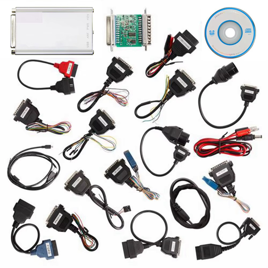 Carprog ECU Programmierer und Airbag Reset Tool in Silber mit 21 Autoadaptern für Online Chip Debugging - Bild 3