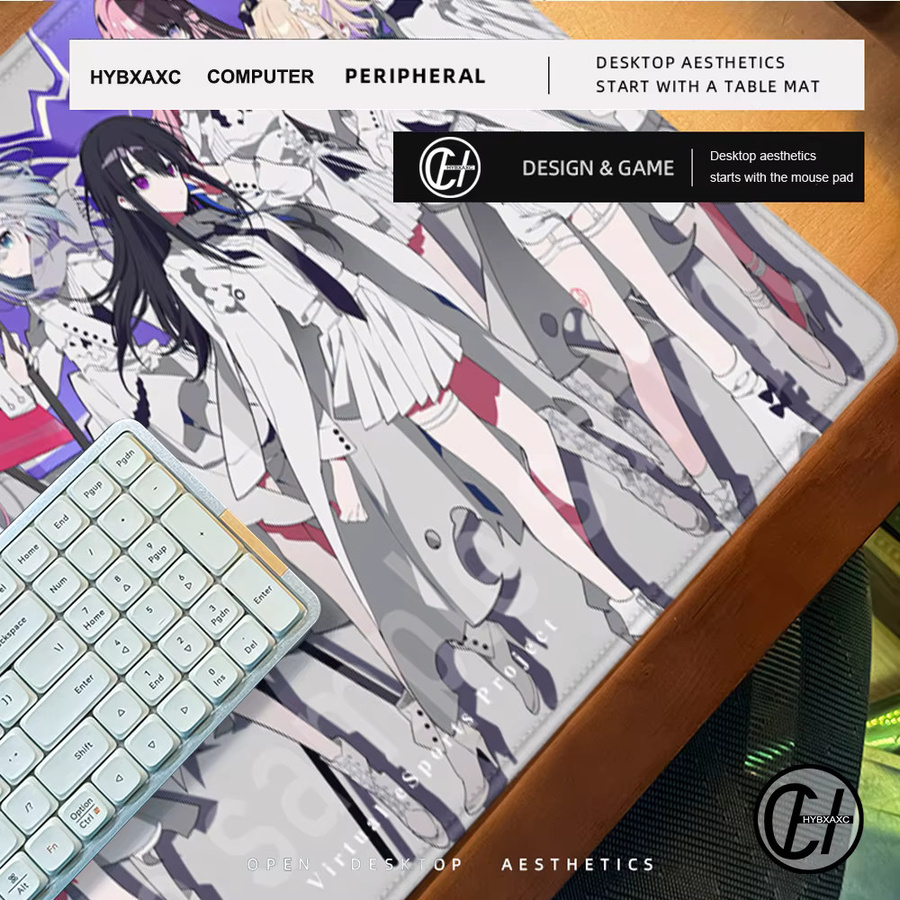 HYBXAXC VSPO Gummi-Mauspad XXL Anime Design Multicolour - Bild 5