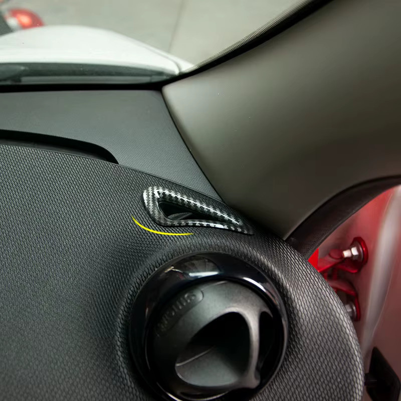 Dashboard Air Outlet Dekoration Rahmen Styling Innen Zubehör für Mercedes Smart 453 Fortwo Forfour von so-dope - Bild 3