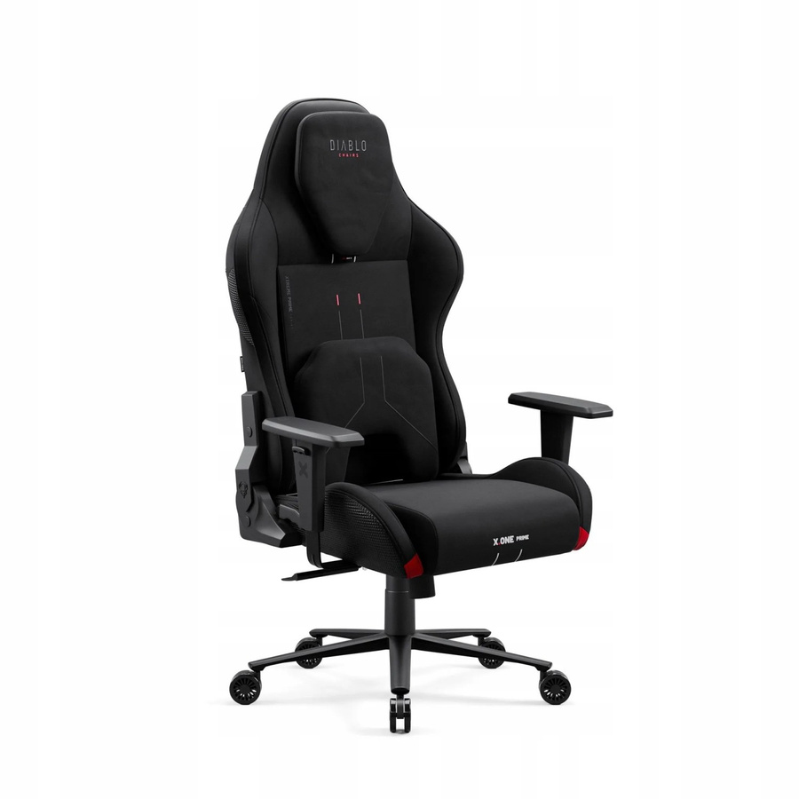 DIABLO CHAIRS X.ONE PRIME Ergonomischer Gaming-Sessel aus Stoff in Schwarz Burned Black - Bild 2