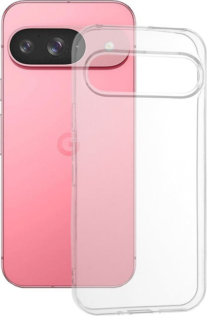 Techsuit Schutzhülle für Google Pixel 9 und Pixel 9 Pro, Transparent - Bild 1