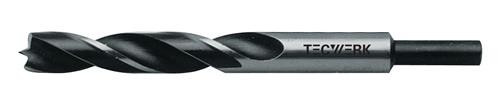 Tecwerk Maschinenholzspiralbohrer aus CV-Stahl in Silber - Bild 1