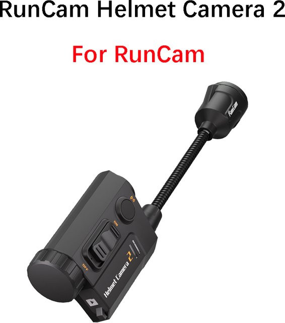 RunCam Helmkamera 2 Actionkamera in Schwarz mit Nachtaufnahme und verstellbarem Objektiv - Bild 1