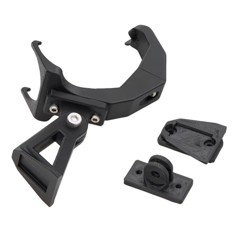 FGM Taktische Helmhalterung für DJI Brille 3 und 2 in Schwarz, 3D-gedrucktes PETG Zubehör-Set - Bild 2