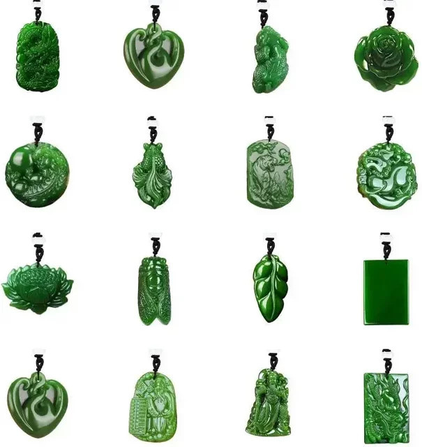 Anhänger Hetian Jade Jaspis, Unisex - Bild 1