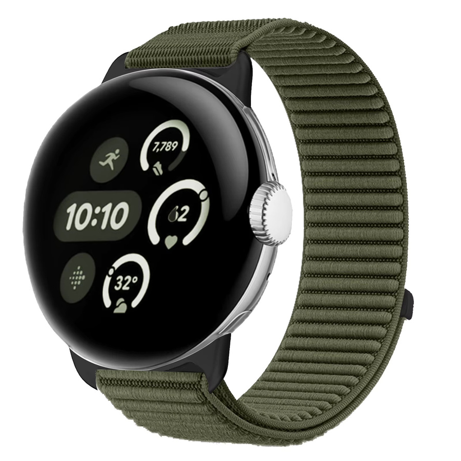 Google Uhrenarmband Nylon, Schwarz, Unisex - Bild 2