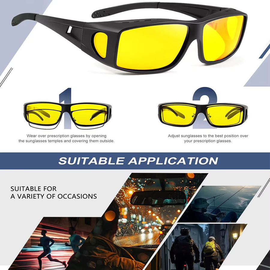 CRIXALIS Sonnenbrille, Unisex, Vollrand, rechteckig, Kunststoff, schwarz, polarisiert - Bild 4