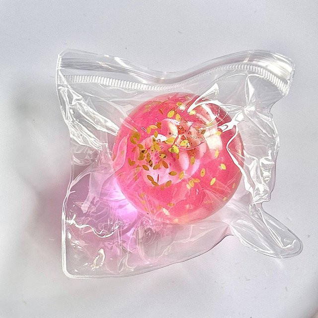 Fashnics Taba Squishy Rosa Kirschblüten, Stressbälle, Sensorisches Fidget Spielzeug, pink - Bild 1