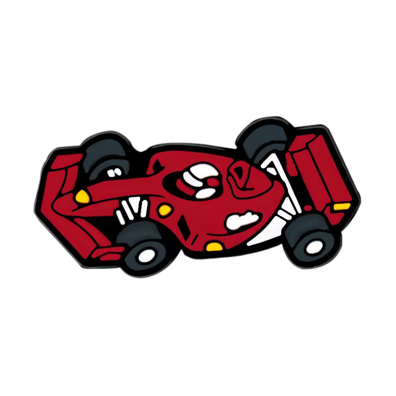 Schuhcharms Rennwagen, Reifen, Helme, PVC, Unisex - Bild 2