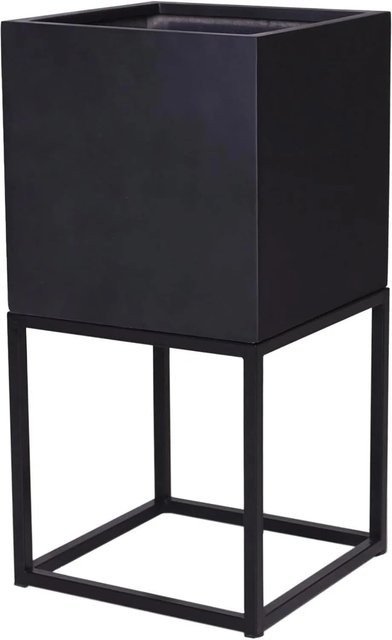 Vivanno Pflanzkübel Block Up in Anthrazit, quadratisch, B/T/H: 40 x 40 x 80 cm - Bild 1