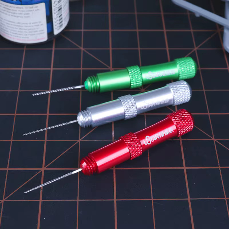 JIANYANZHE Miniatur-Nadelfeilen Set aus Metall für Hobby-DIY-Modellbau mit 3 verschiedenen Formen - Bild 4