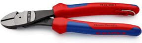 Knipex Kraft-Seitenschneider 74 22 200 T schwarz atramentiert aus Chrom-Vanadium mit Befestigungsöse - Bild 1