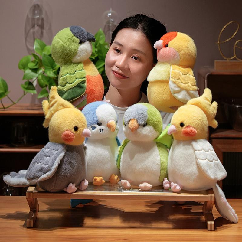 Süßer Mu Cheng Plüschtier Vogel Plüsch Handpuppe - Bild 1