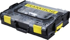 Fränkische Sortimentskoffer Fibrenet Starter-Set in Schwarz und Transparent mit Einsätzen - Bild 1