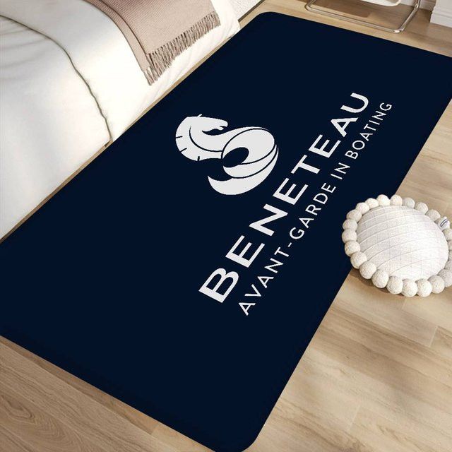 B-BENETEAU Logo Bodenmatte rutschfest für Waschküche, Balkon und Wohnzimmer - Bild 1