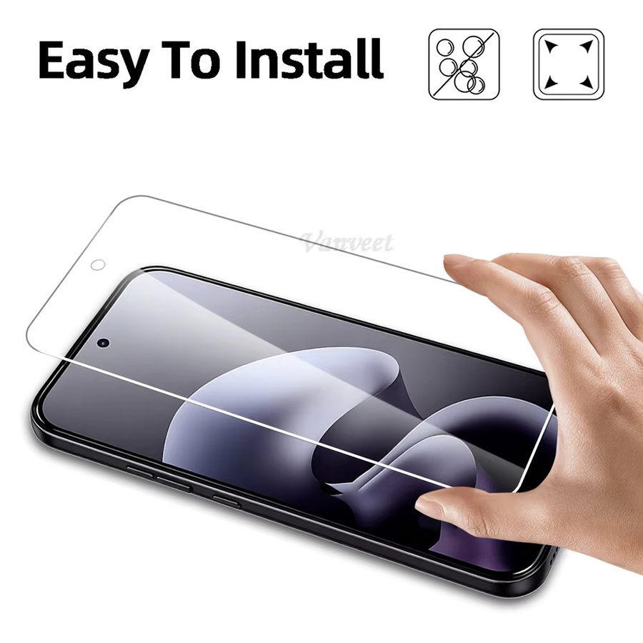3er-Set gehärtete Glas Schutzfolien für Motorola Moto G54 G75 G84 G17 G15 in Transparent mit Anti-Fingerprint-Beschichtung - Bild 3