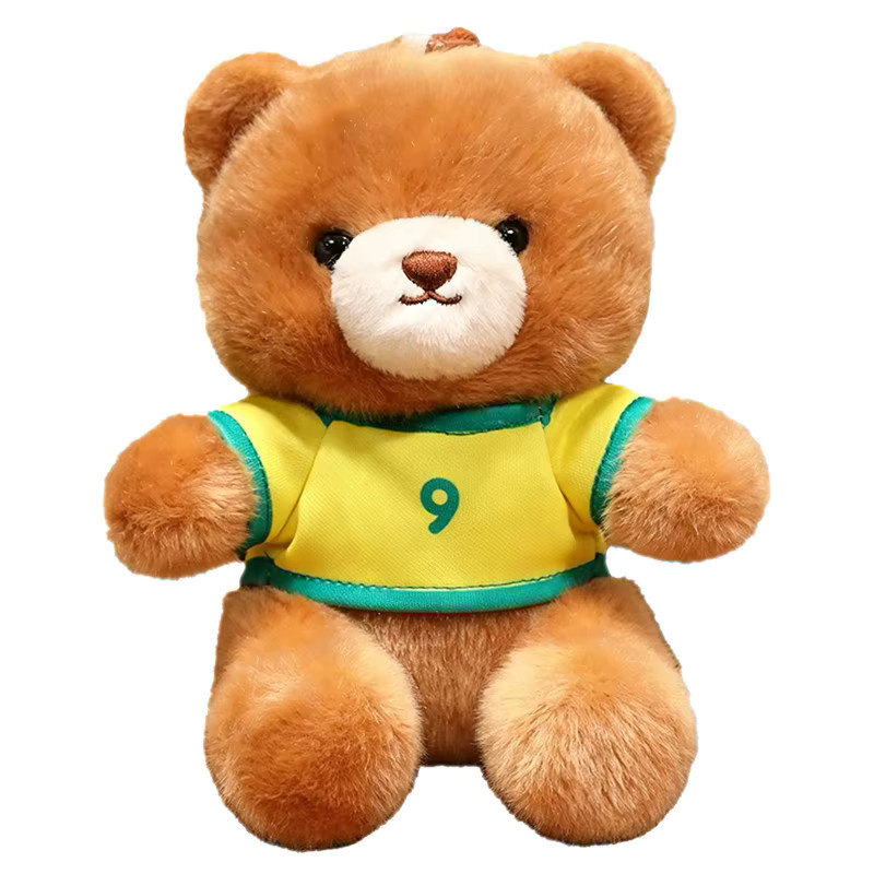 MIAOOWA Bär im Fußballtrikot, Plüsch-Anhänger, Stoffpuppe, bunt - Bild 3