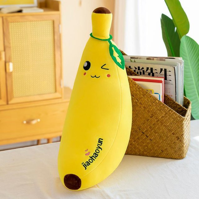 Joyful toys Bananen-Kissen, Stofftier, 35cm - Bild 1